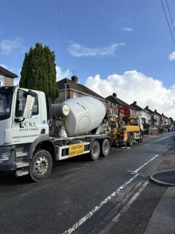 C&L Ready Mix Concrete Truck in South Wales