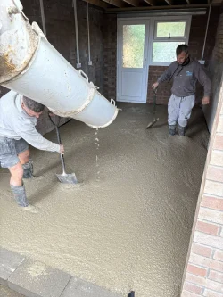 concrete pour south wales